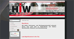 Desktop Screenshot of hiw-halle.de